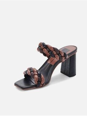 Dolce Vita Sz 9.5 Braided Block Heel Sandal